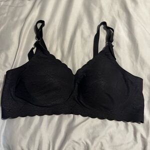 Black nursing bra size XL